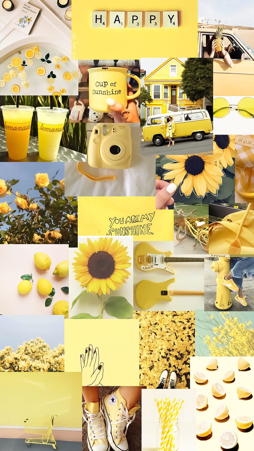 씨 김 on collage/, sunflower aesthetic collage HD phone wallpaper