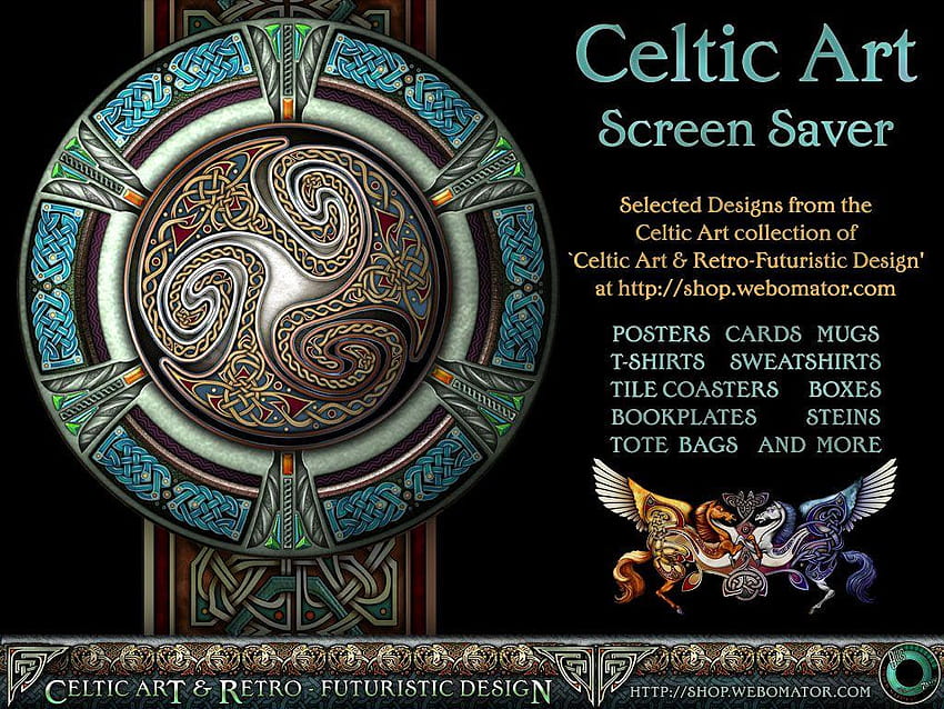 Celtic Art Screensaver Page by BWS HD wallpaper | Pxfuel