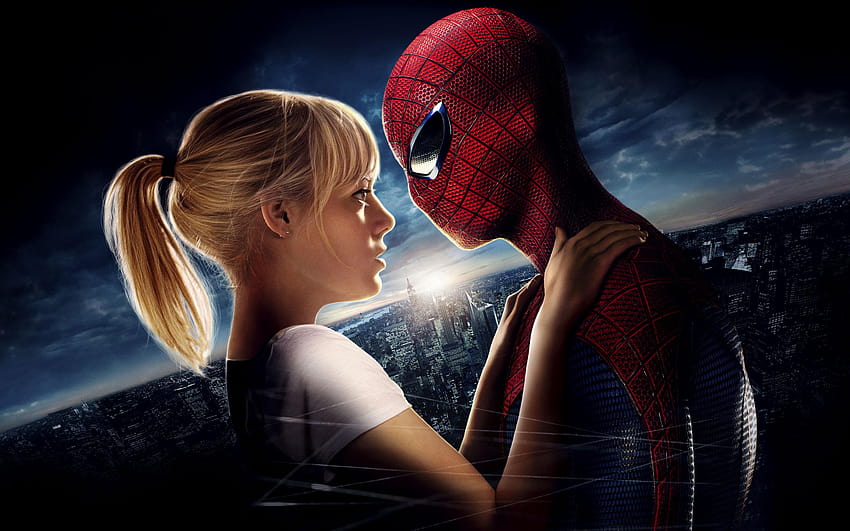 Spiderman And Mary Jane Watson HD wallpaper