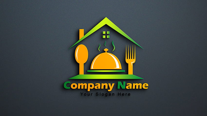 Modelo de design de logotipo de restaurante – GraphicsFamily papel de parede HD