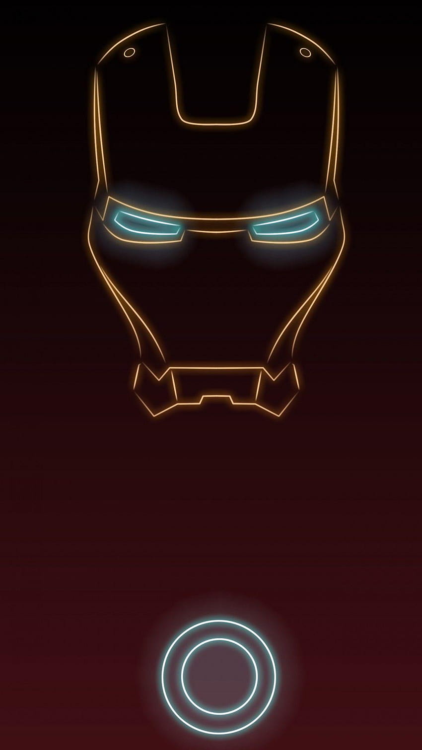 1080x1920 Eisenmann. Tippe, um mehr zu sehen Superhelden Glow With Neon, Iron Man Notch iPhone 11 HD-Handy-Hintergrundbild