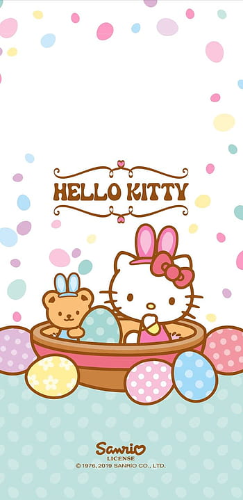 hello kitty easter bunny wallpaper