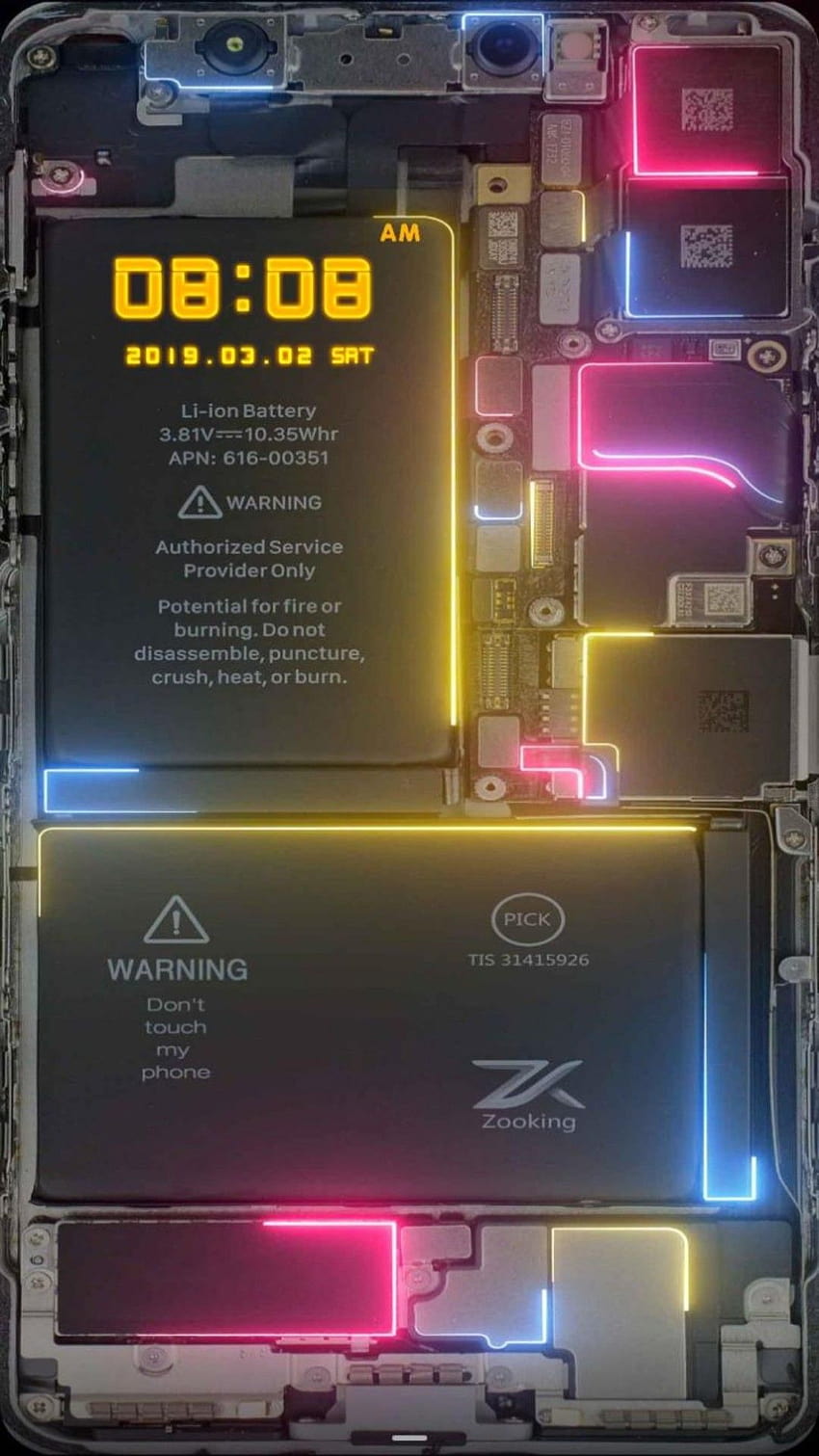 Transparent revolving, phone inside HD phone wallpaper