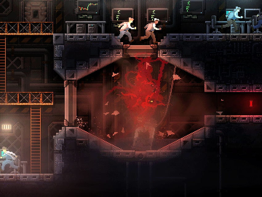 Carrion is a monstrous, slinky game of evil Metroidvania, carrion game HD wallpaper
