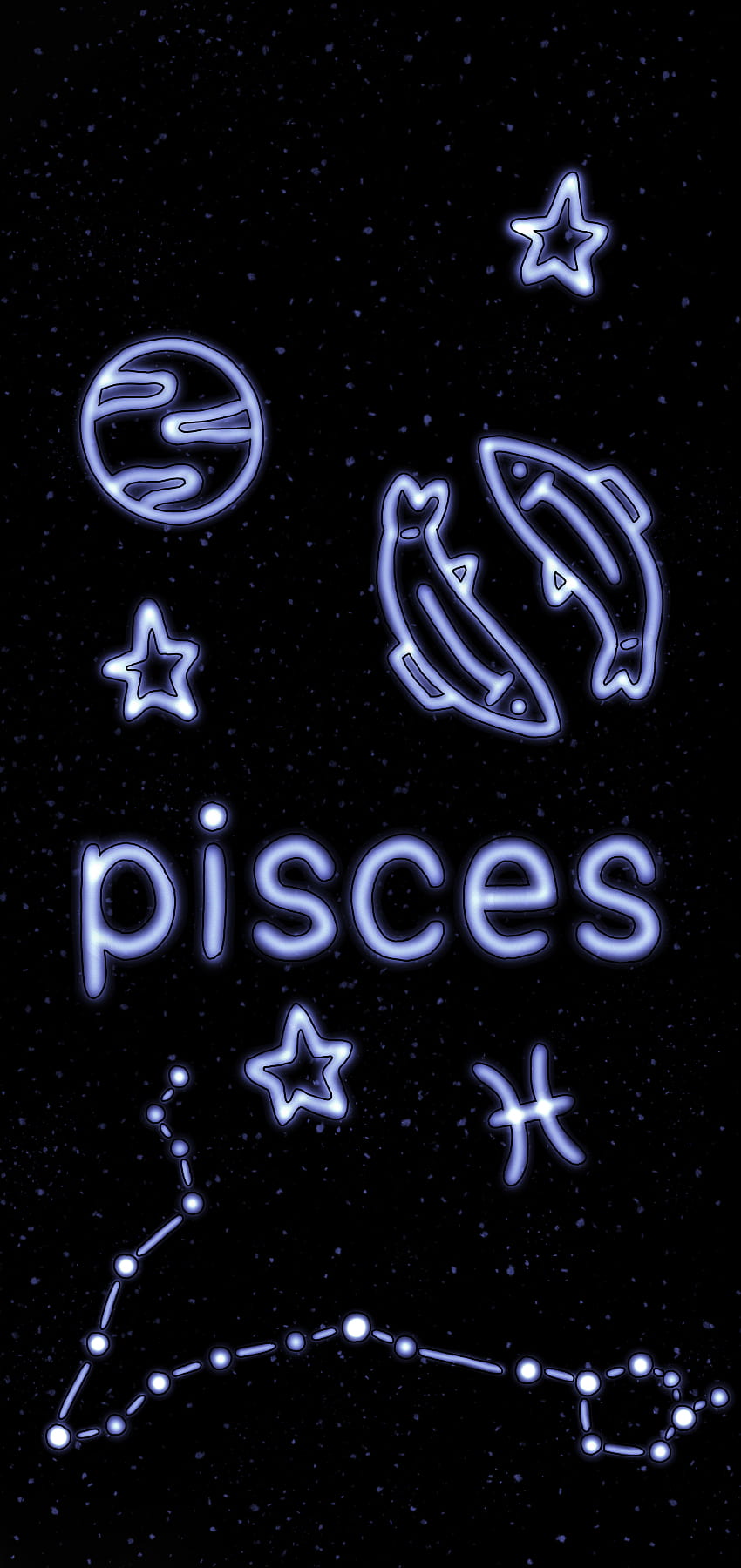 Piscis Signo del Zodíaco iPhone fondo de pantalla del teléfono