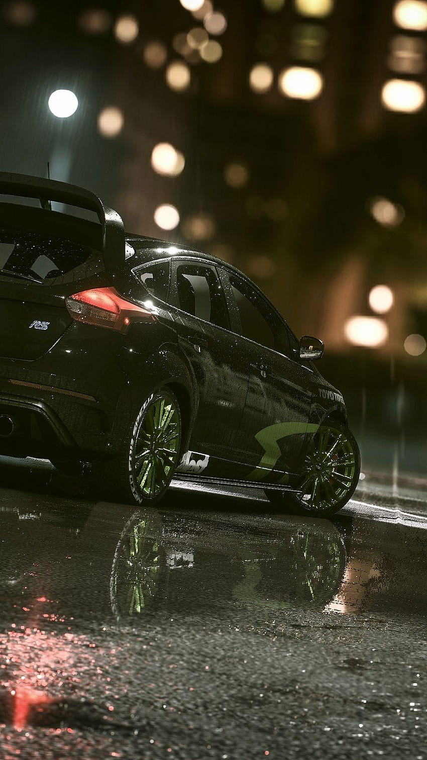 938x1668 ford focus rs, ford focus, ford, rain, ford focus iphone HD phone wallpaper