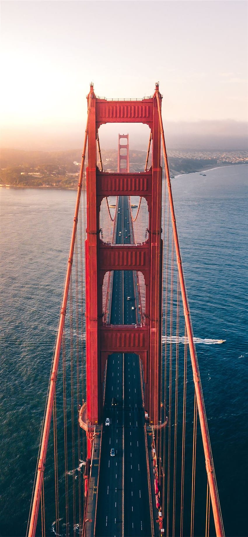 Най-добрият Golden gate bridge iPhone 11, телефон Golden Gate bridge HD тапет за телефон