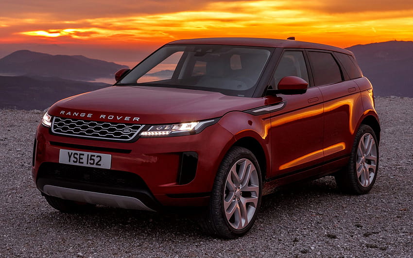 Land Rover Range Rover Evoque 2020 rojo ... dsc, range rover rojo fondo de pantalla
