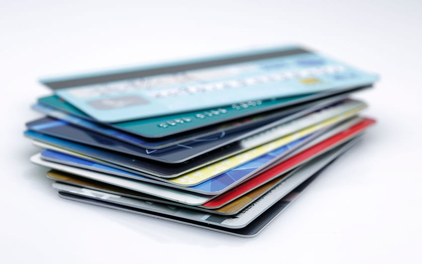 Kreditkarten, Bezahlkonzepte, Bankkarten HD-Hintergrundbild