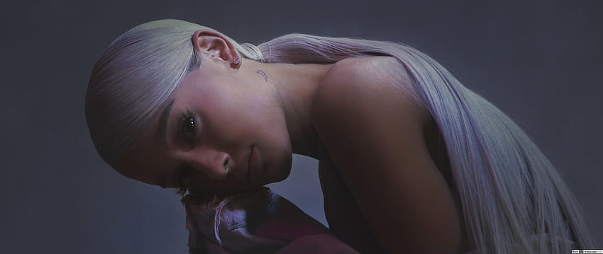 Ariana Grande langer blonder Pferdeschwanz, Ariana Grande Laptop HD-Hintergrundbild