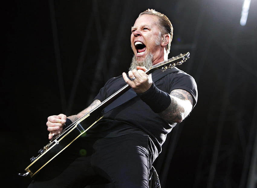 76 Metallica, joven james hetfield fondo de pantalla
