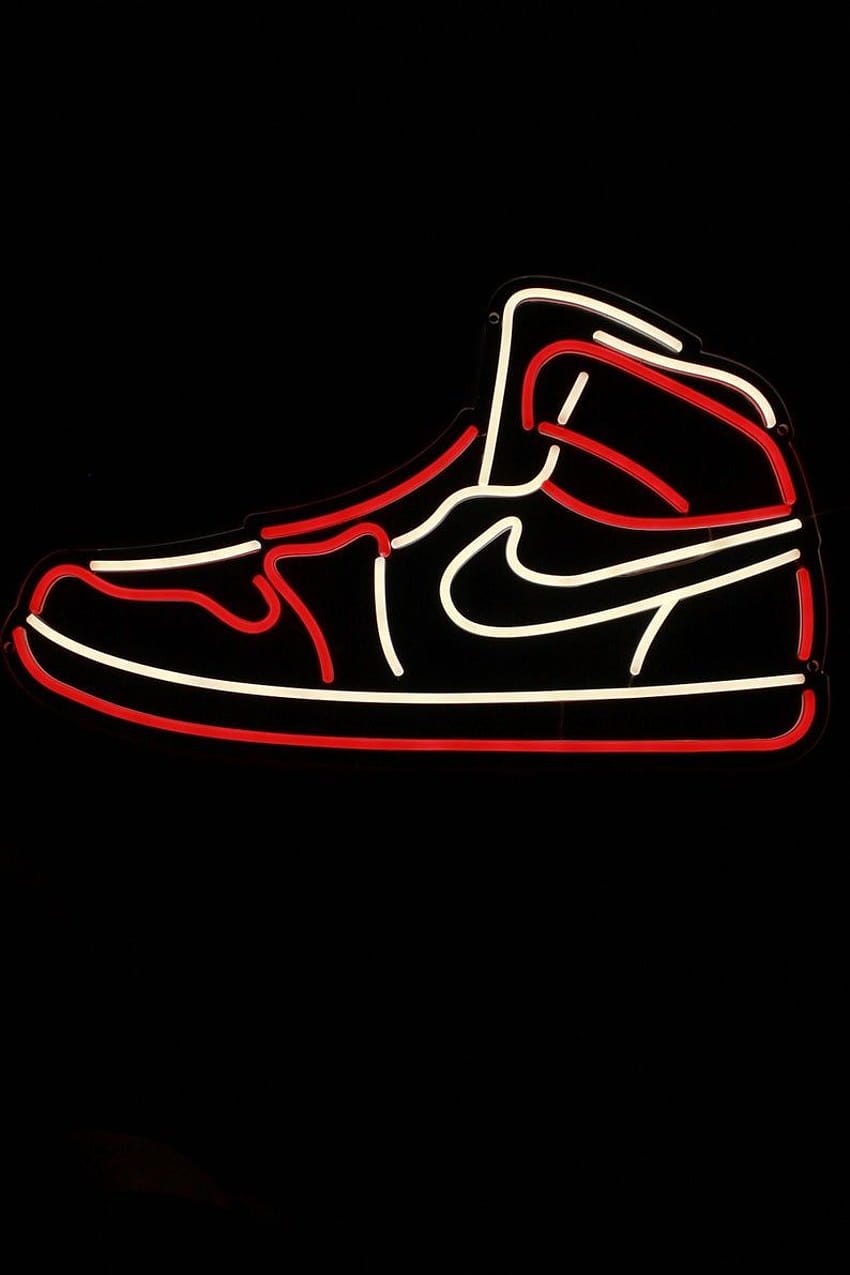 Air Jordan 1 Shoes Led NEON LIGHT SIGN Hypebeast, neon shoes HD phone ...