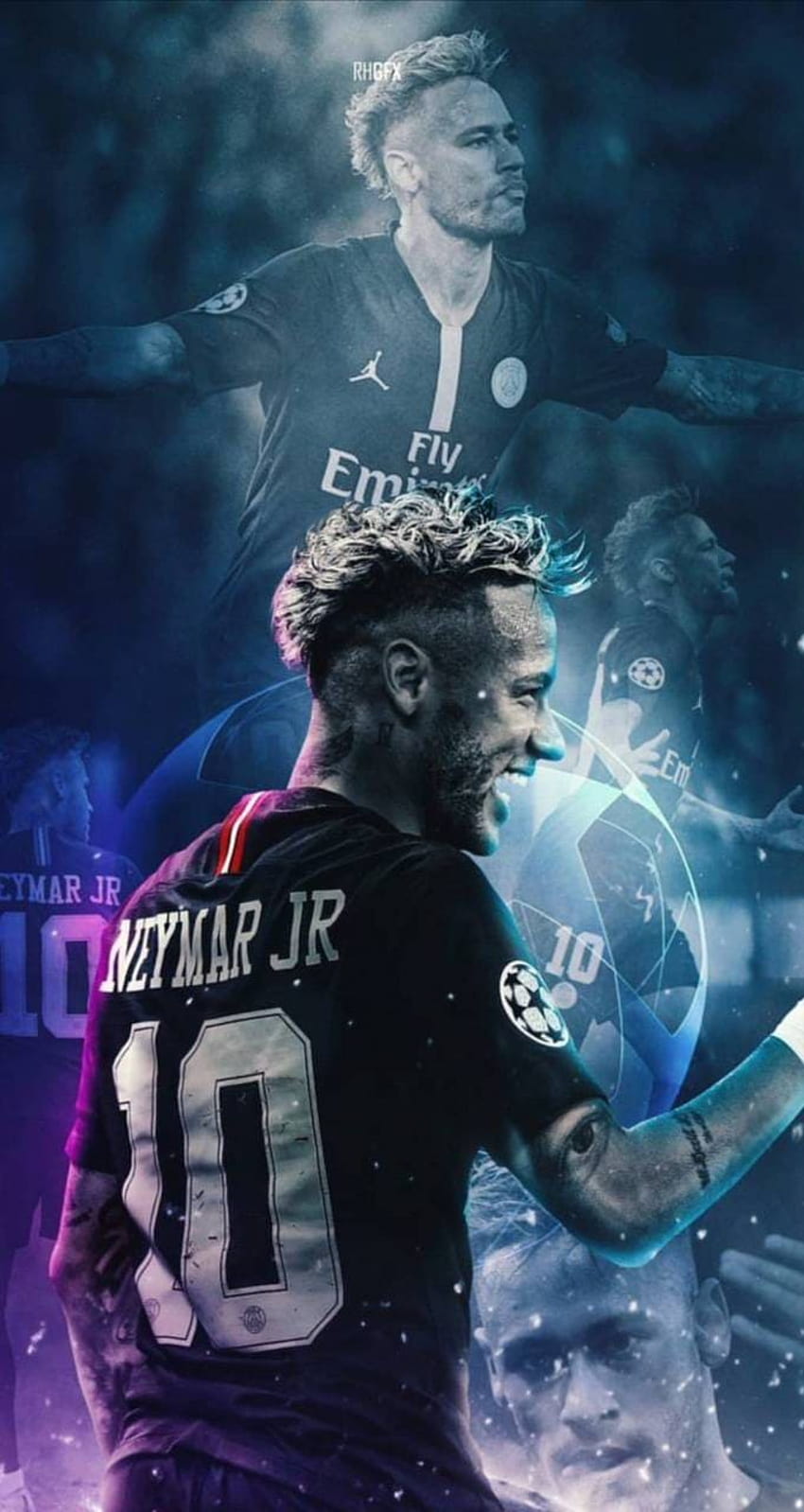 Neymar über Hund, 2022 Neymar HD-Handy-Hintergrundbild