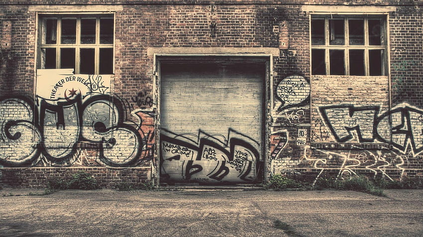 1920x1080 Wand, Stadt, Graffiti, Straße, alt Voll HD-Hintergrundbild