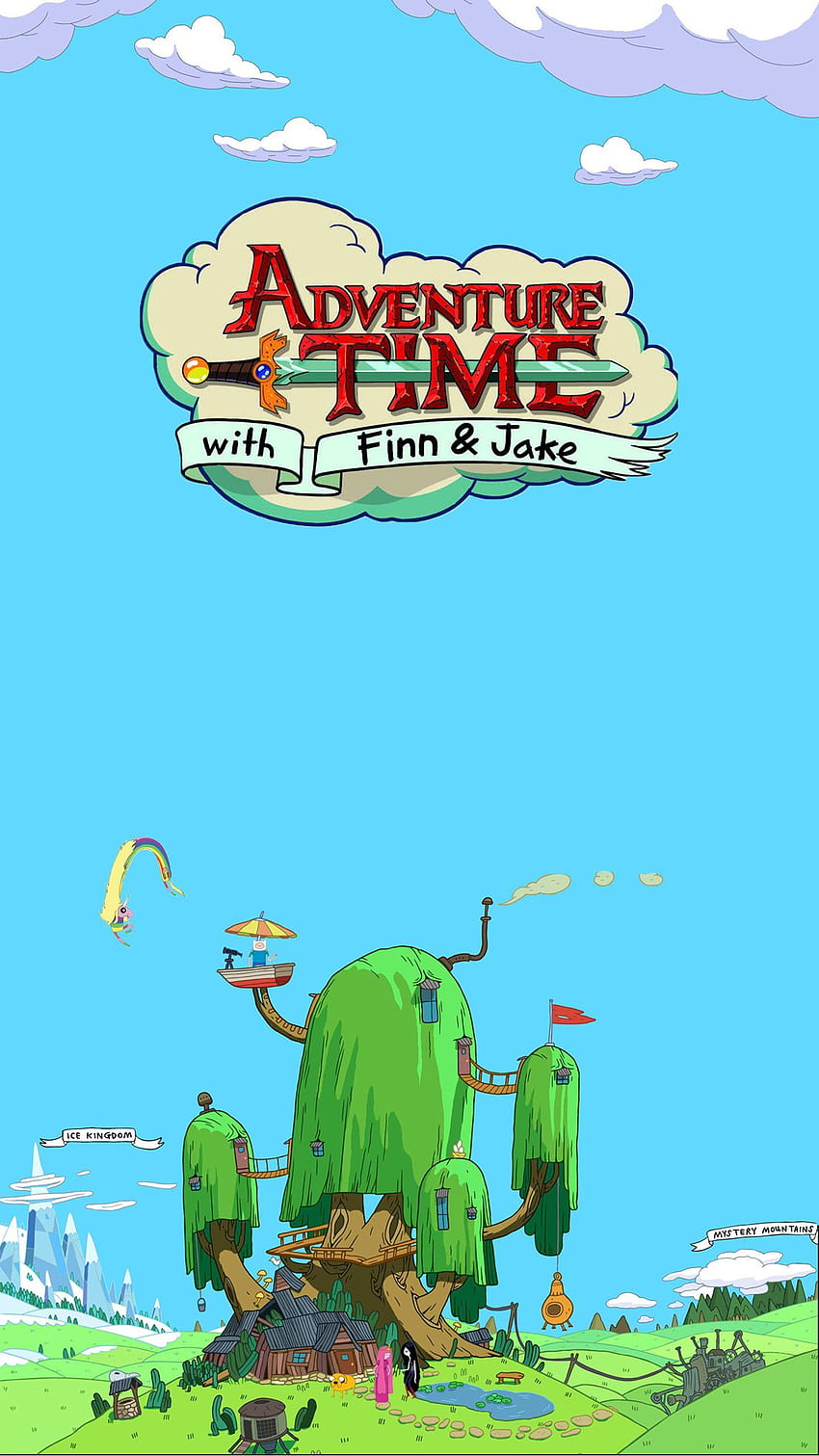 Yaptığım Adventure Time, macera zamanı telefonu HD telefon duvar kağıdı