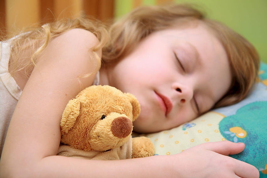 Good night wishes with baby and teddy, good night baby HD wallpaper | Pxfuel