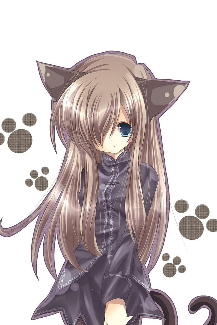 Anime Cat Girl on Dog HD phone wallpaper  Pxfuel