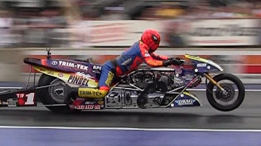 INCREDIBLE Nitro Top Fuel Motorcycle Nostalgia Drag Racing With ...