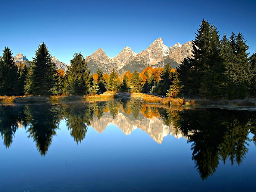High Definition Mountain Group, mountain autumn pc HD wallpaper