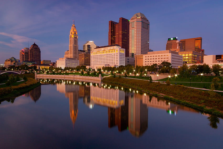 L'iniziativa di aggregazione di Columbus mira a procurare energia pulita per i contribuenti della città, Columbus Ohio Sfondo HD