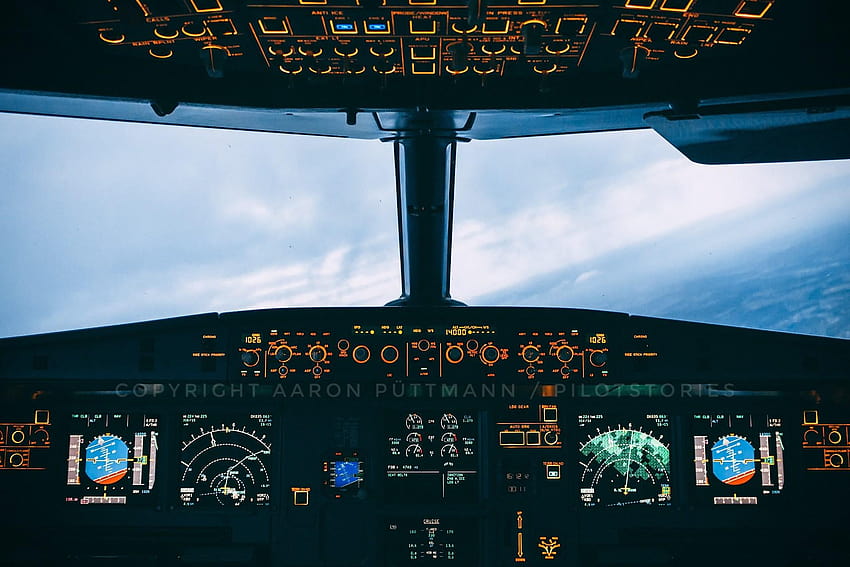Sunset Cockpit Airbus A320, airbus a350 cockpit HD wallpaper