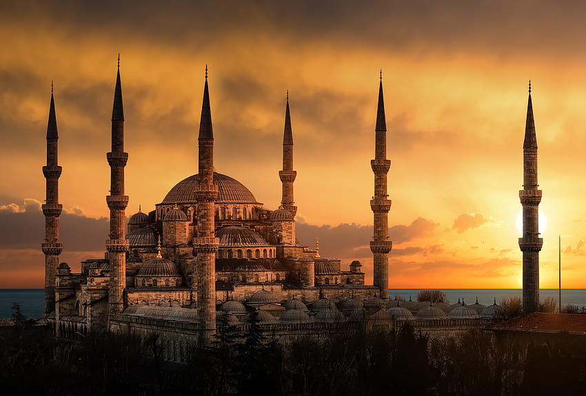 Meczet Sułtana Ahmeda Stambuł, Turcja Ultra, meczet w Stambule Tapeta HD