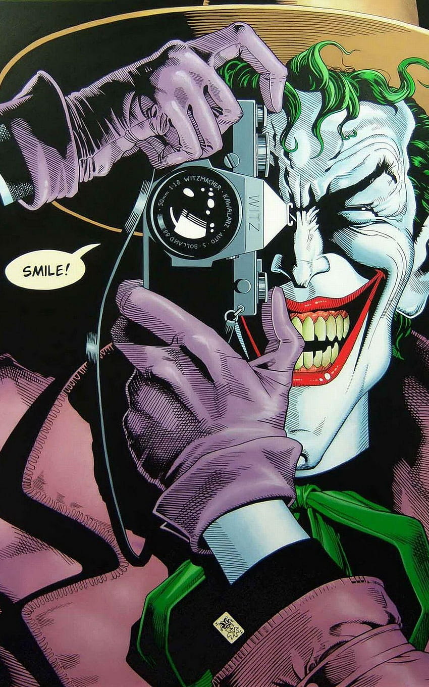 Batman, joker comic mobile HD phone wallpaper