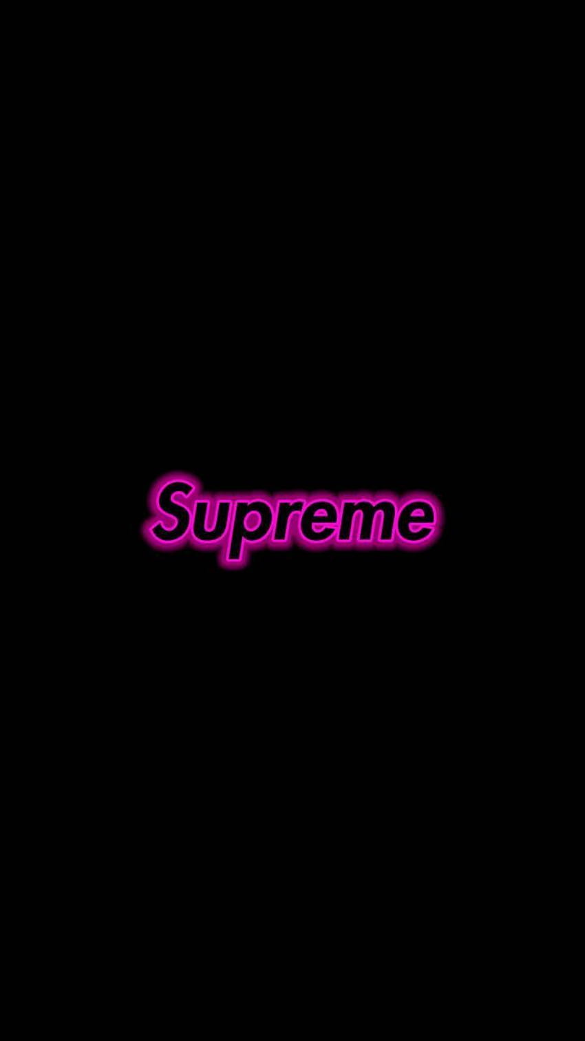 Supreme Neon on Dog, pembersihan tertinggi wallpaper ponsel HD