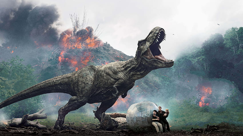 7680x4320 Jurassic World Fallen Kingdom 1 Internationales Poster HD-Hintergrundbild