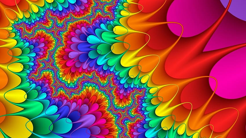 Colorful Designs, colorful abstract graphic design HD wallpaper
