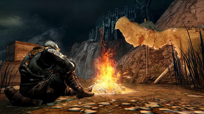 Dark Souls Bonfire . Backgrounds HD wallpaper