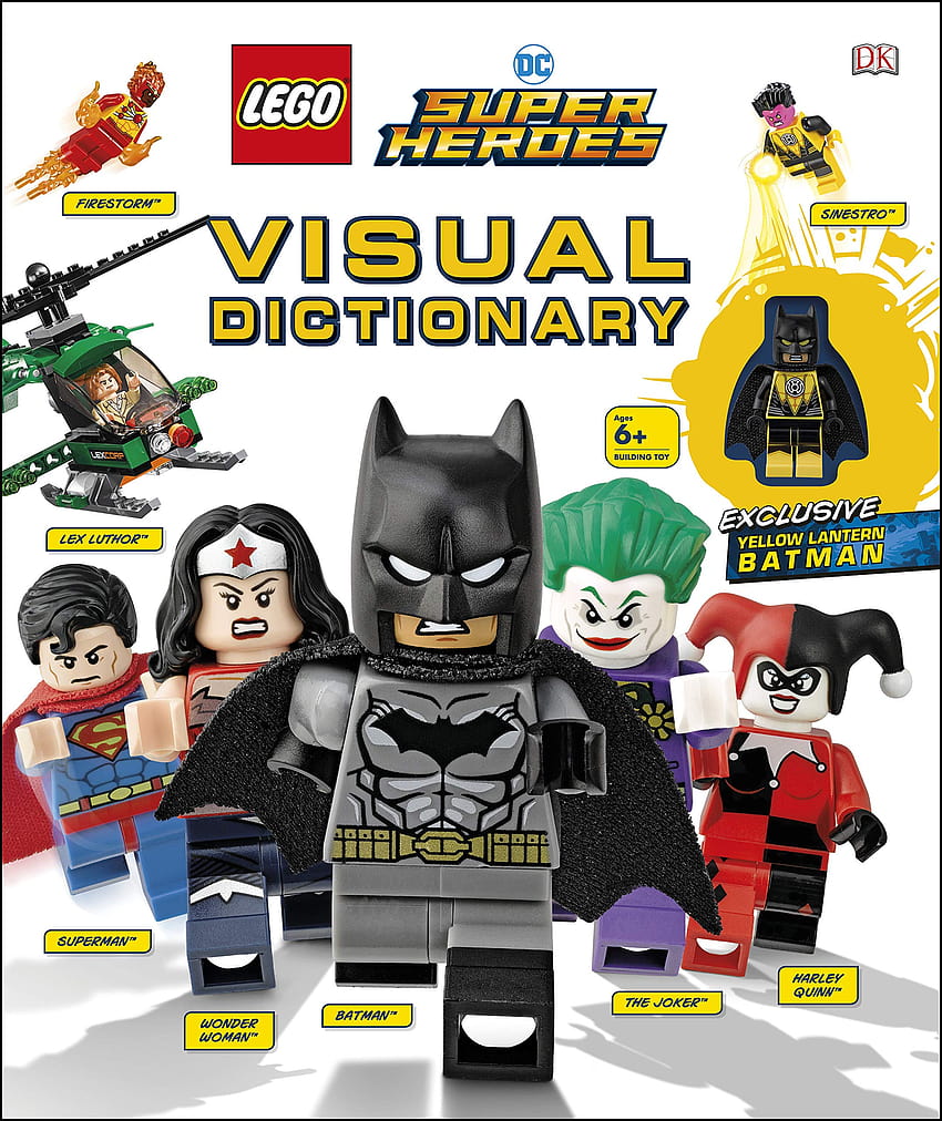 LEGO DC Comics Super Heroes Визуален речник: С ексклузивен жълт фенер Минифигурка на Батман: Даусет, Елизабет, Каплан, Ари: 9781465475459: Книги HD тапет за телефон