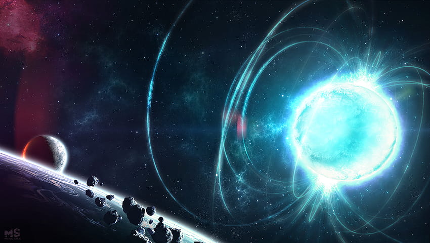 Как магнетар може да унищожи Земята от 10 000 светлинни години – AsViral HD тапет