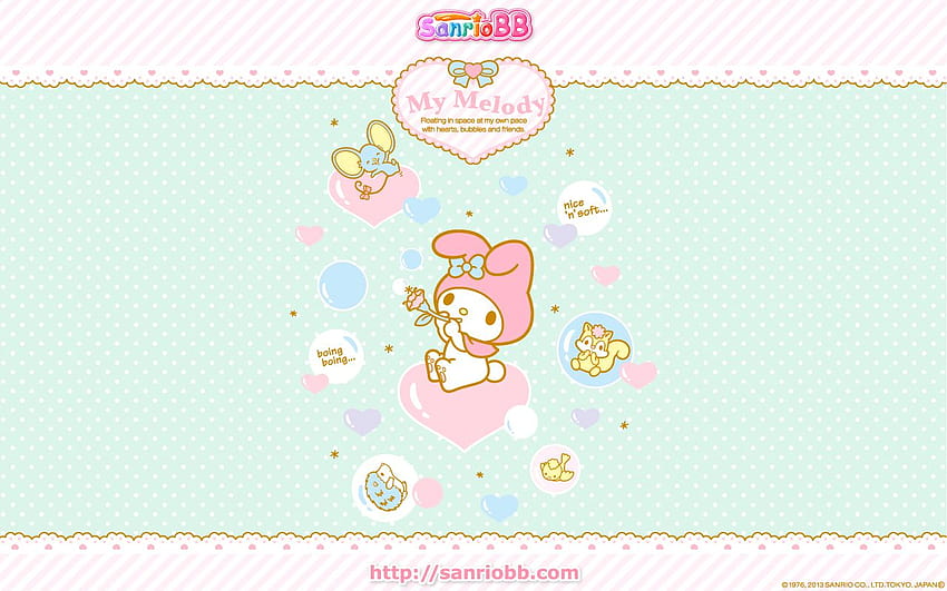 Sanrio My Melody, my melody pc aesthetic HD wallpaper