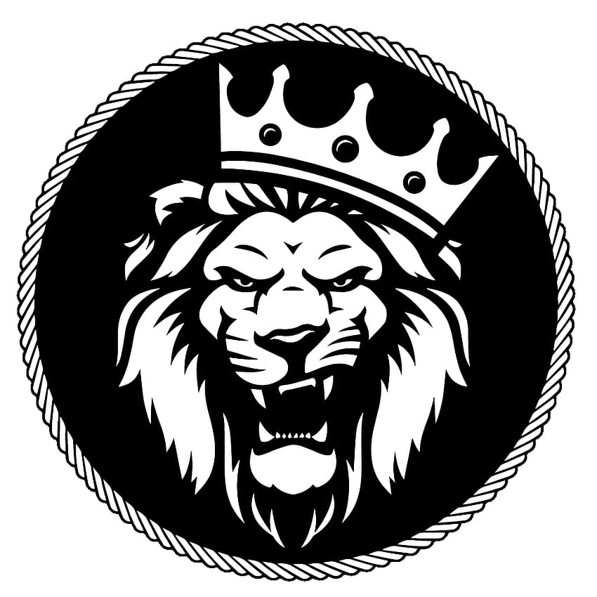 Löwen-Logo PNG Transparent, Löwensymbol HD-Handy-Hintergrundbild