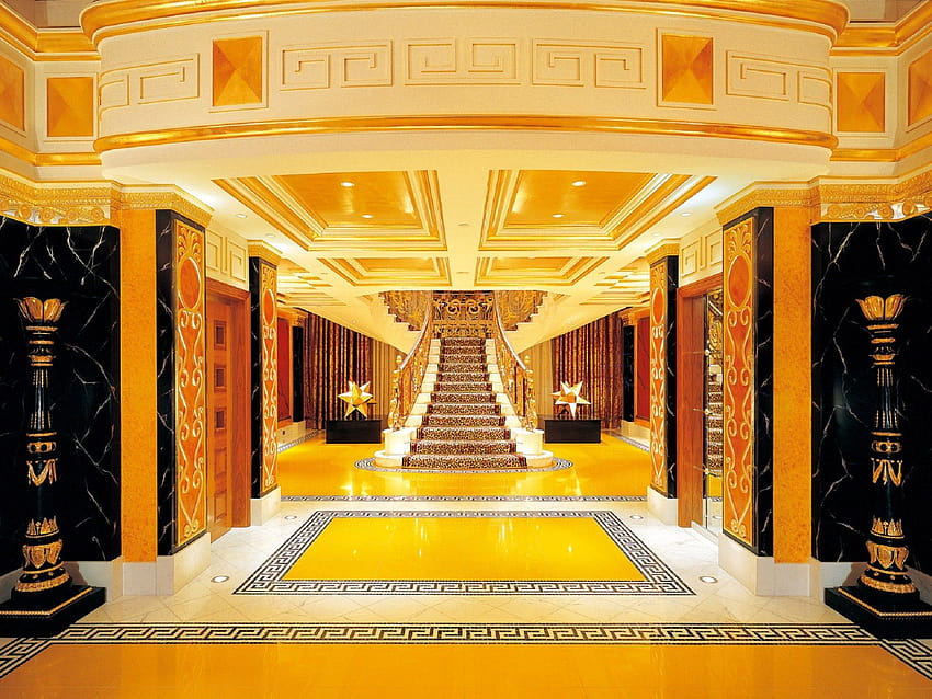 : architecture, gold, interior design, palace, ballroom, estate, lobby, stage, theatre, mansion, auditorium, function hall 1920x1440 HD wallpaper