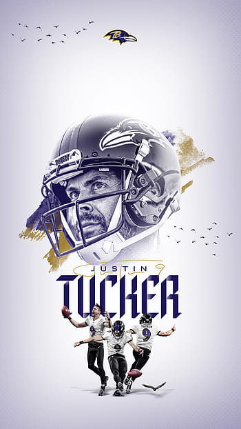 Justin Tucker, grunge art, Baltimore Ravens, placekicker, american