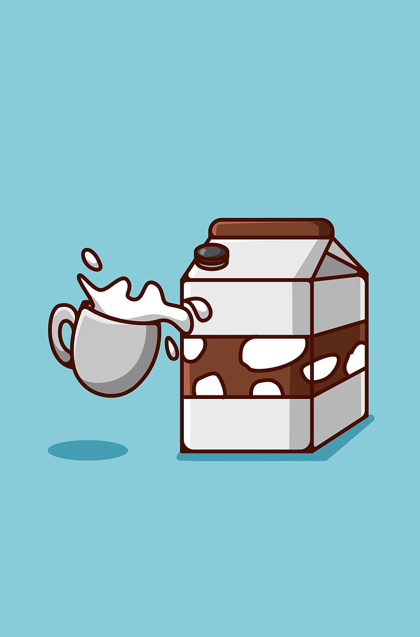 milk and a glass of milk cartoon illustration 2151595 Vector Art at Vecteezy HD phone wallpaper
