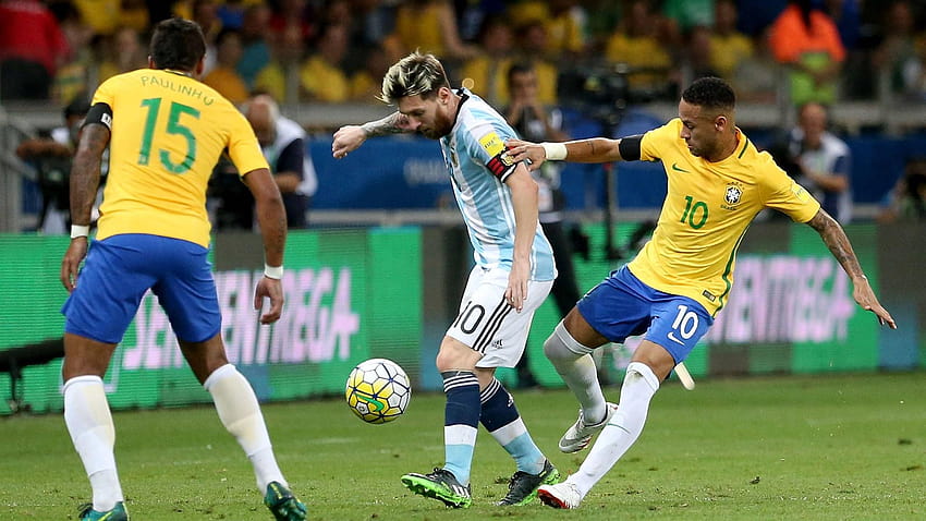 Brasilien & Argentinien: Eine Rivalität wie keine andere, Brasilien gegen Argentinien HD-Hintergrundbild