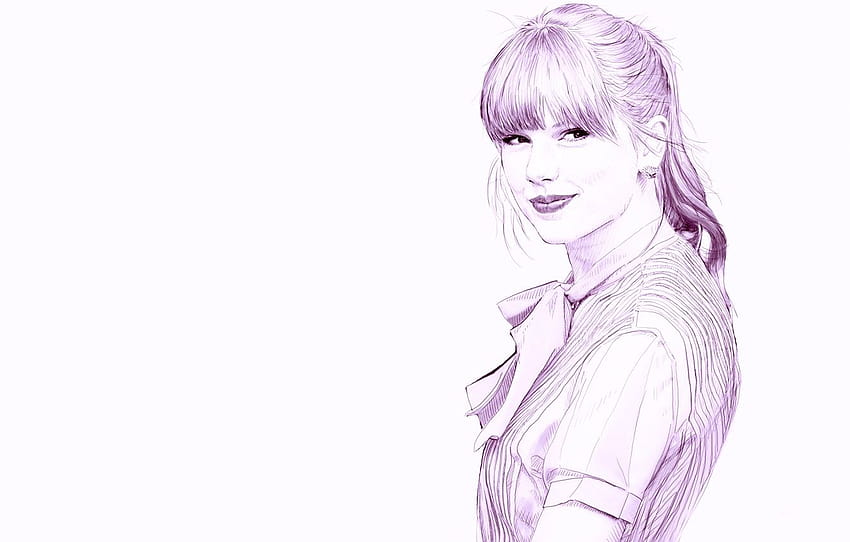 Taylor Swift Sketch Drawing by Iva Vasileva  Saatchi Art