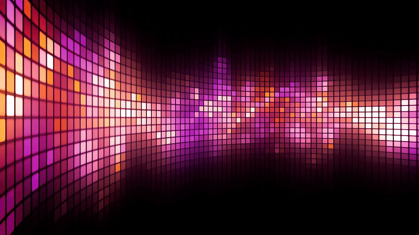 Magentafarbene LED-Tanzlichter Wandbewegungshintergründe, Lichthintergrund HD-Hintergrundbild