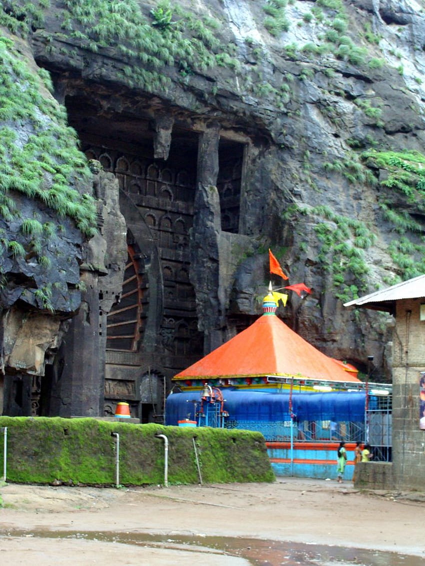 Ekveera Devi-Tempel in Karla HD-Handy-Hintergrundbild
