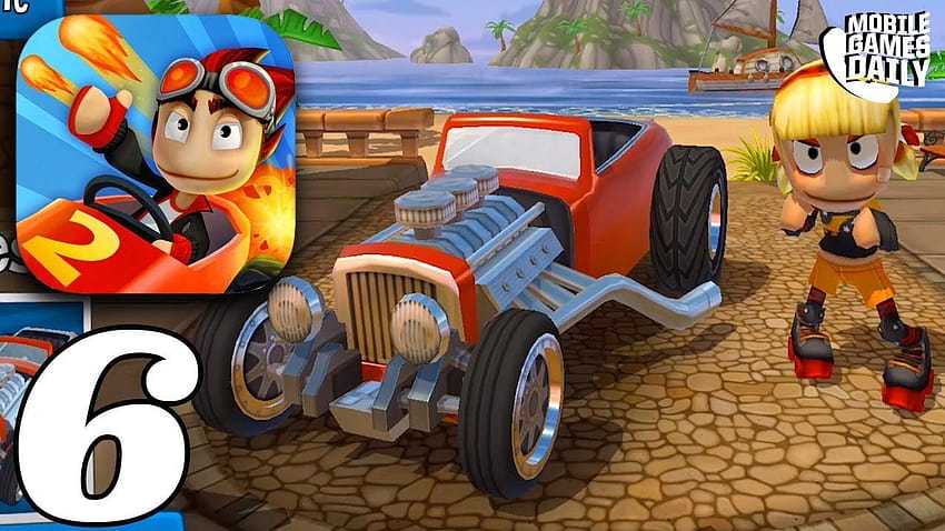 Game Beach Buggy Racing Lock Screen for Android HD wallpaper