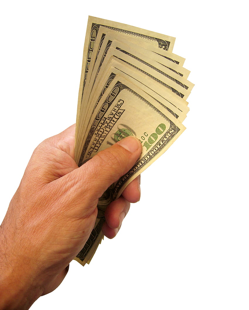 米ドルのお金を持っている手透明PNG – GetintoPik、お金を保持 HD電話の壁紙