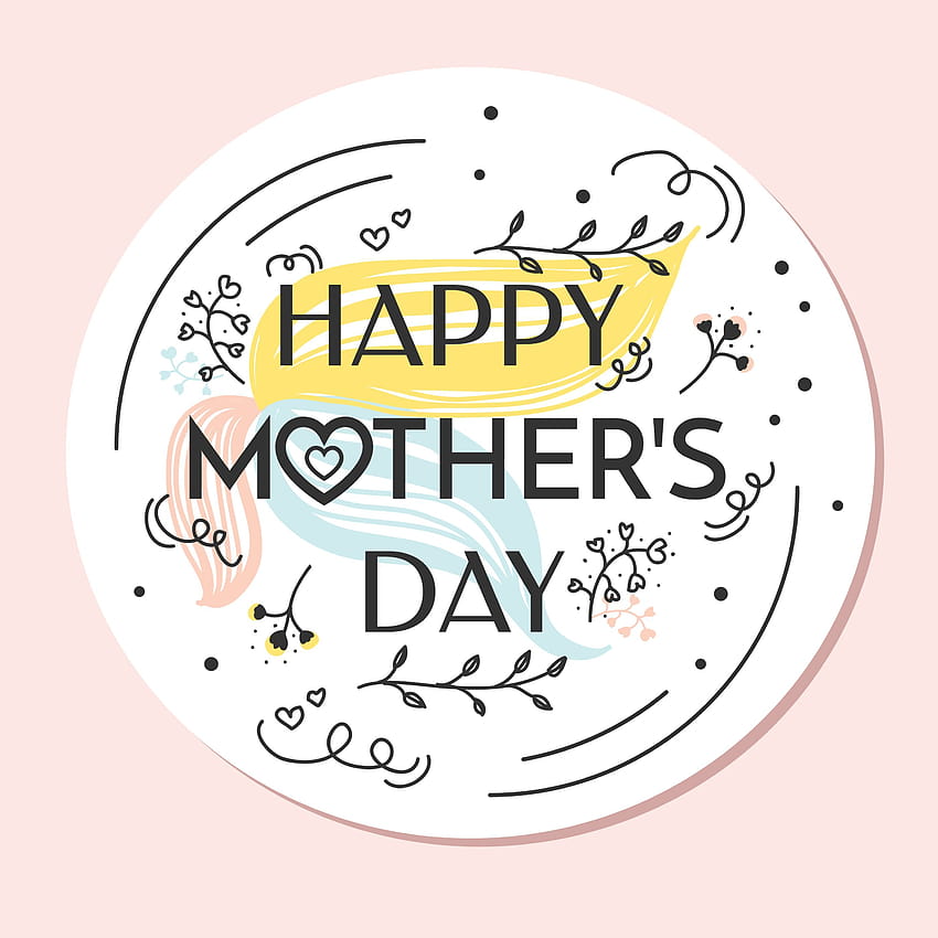 Happy Mothers Day Vector. Choose from thousands of vectors, clip art designs, icons, and ill…, feliz dia mama HD phone wallpaper