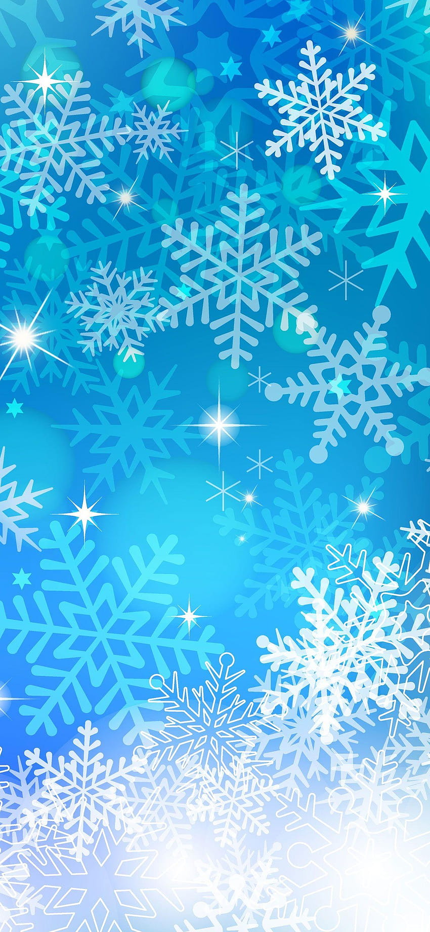 Falling snowflakes wallpapers to match iPhone 13 Pro colors