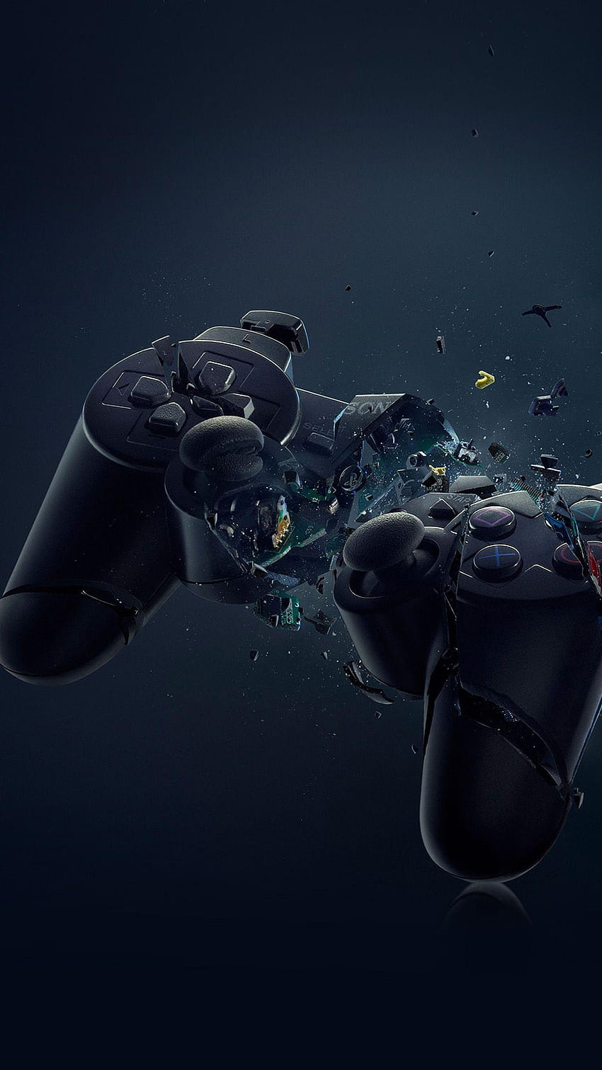 PS3 จอยสติ๊กหัก ประกอบเกม ศิลปะ Android อุปกรณ์อินพุต วอลล์เปเปอร์โทรศัพท์ HD