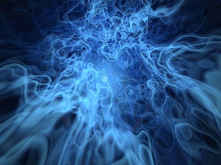 Blue flame by AmonBaal, blue flames HD wallpaper