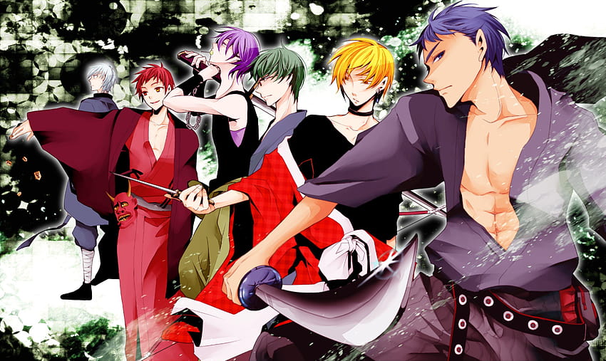 Kiseki no Sedai, murasakibara kuroko no basket HD wallpaper