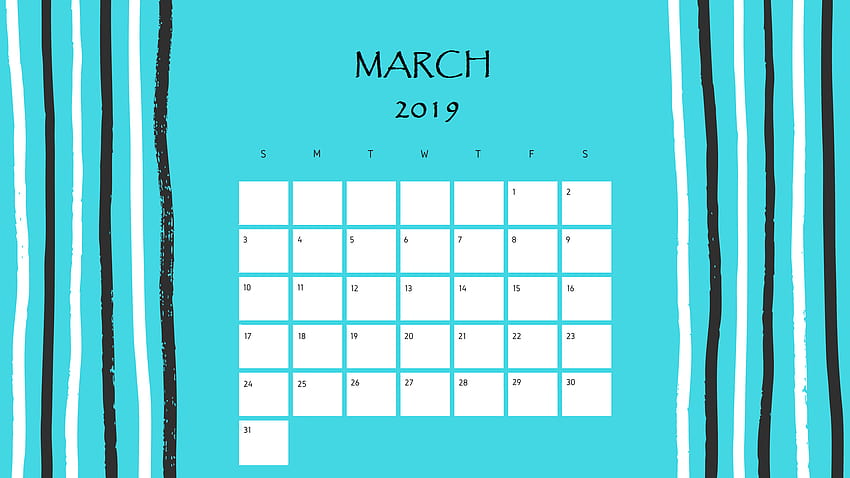 March 2019 Printable Calendar in PDF Word Excel With Holidays, march 2019 calendar HD wallpaper
